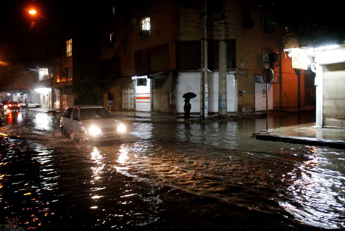 باران شدید و آبگرفتی در خوزستان