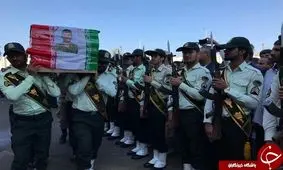 پیکر شهدای حادثه تروریستی چابهار تشییع شد + فیلم و تصاویر