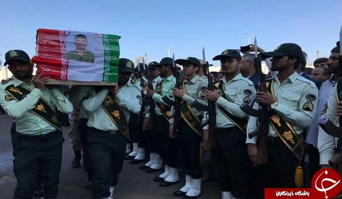 پیکر شهدای حادثه تروریستی چابهار تشییع شد + فیلم و تصاویر