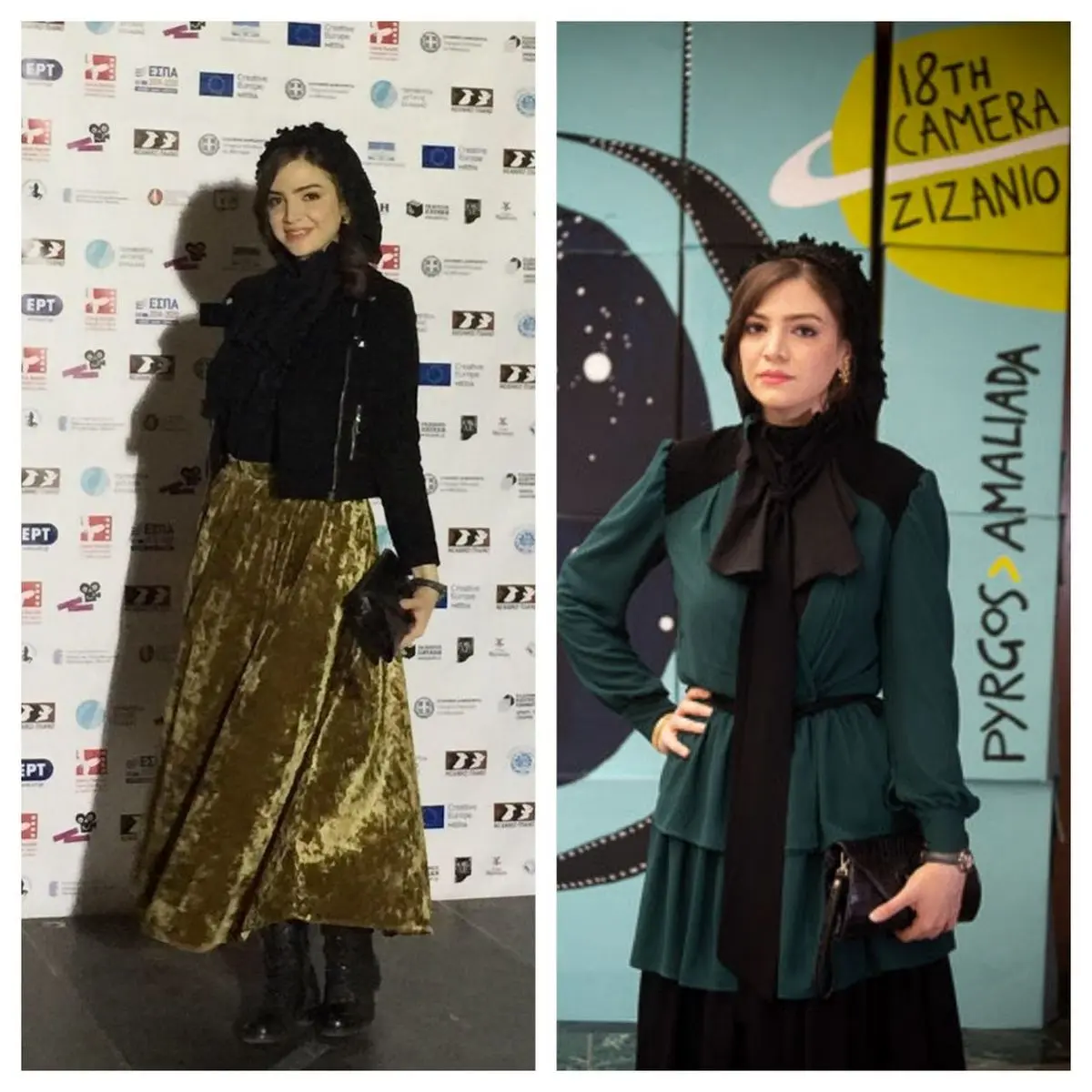 آوا دارویت روی فرش قرمز جشنواره فیلم المپیای یونان