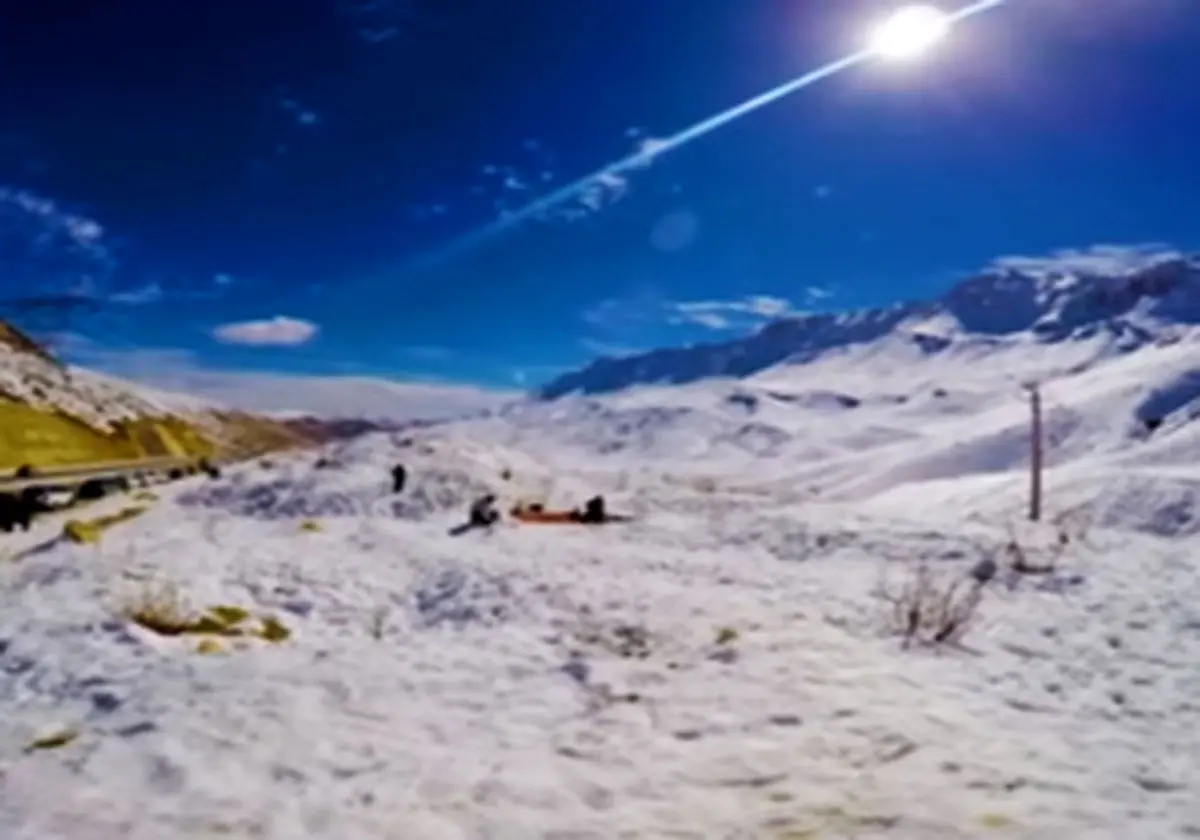 تایم لپسی جذاب از زیبایی‌های پیست اسکی کاکان