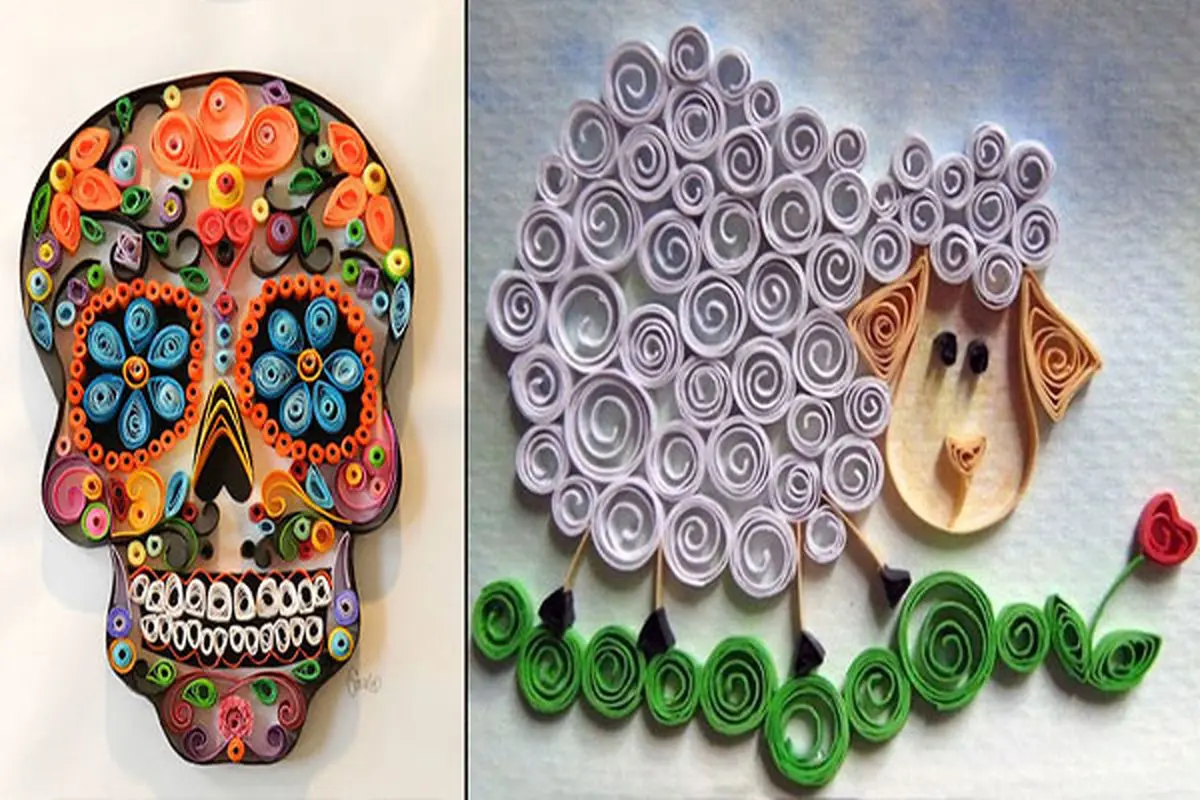 کاردستی با ملیله کاغذی