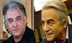 عکس/بوسه ایرج نوذری بر عکس پدرش