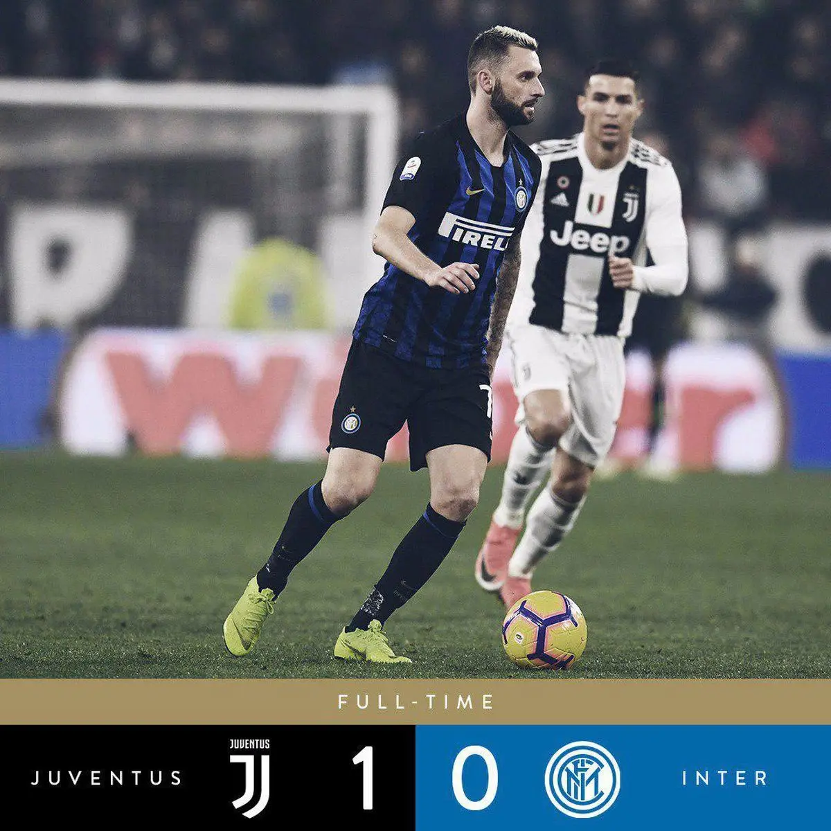 خلاصه بازی یوونتوس - اینترمیلان