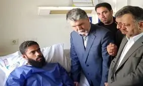 عیادت وزیر ارشاد از مجروحان حادثه دلخراش تروریستی چابهار