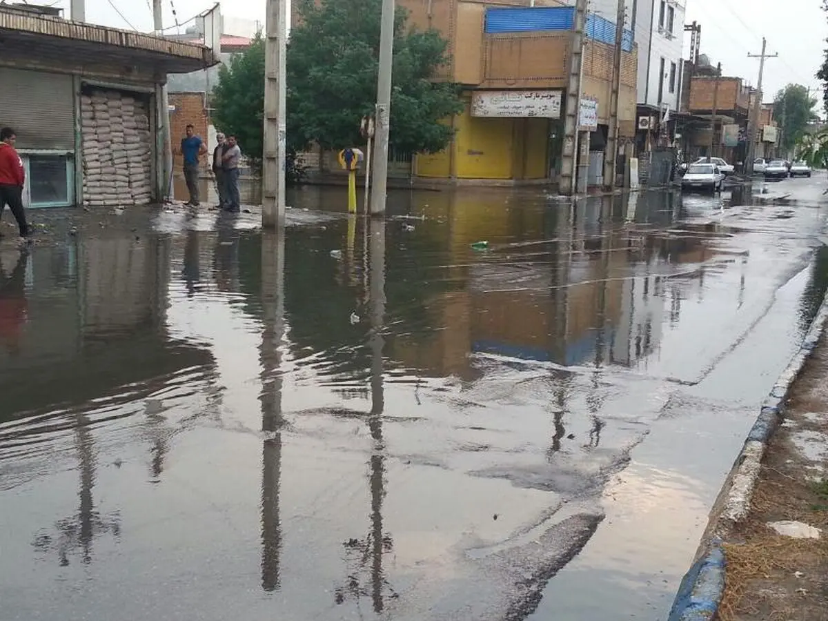 بارش باران باعث جاری شدن سیلاب در 6 شهرستان خوزستان شد