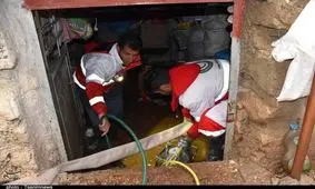 آبگرفتگی ۶۰ خانه مسکونی در مسجدسلیمان/ خانواده‌های آسیب دیده اسکان داده می‌شوند