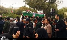 پیکر شهید نظم و امنیت در یزد تشییع شد