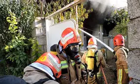 مرگ یک ساروی در حادثه آتش سوزی منزل