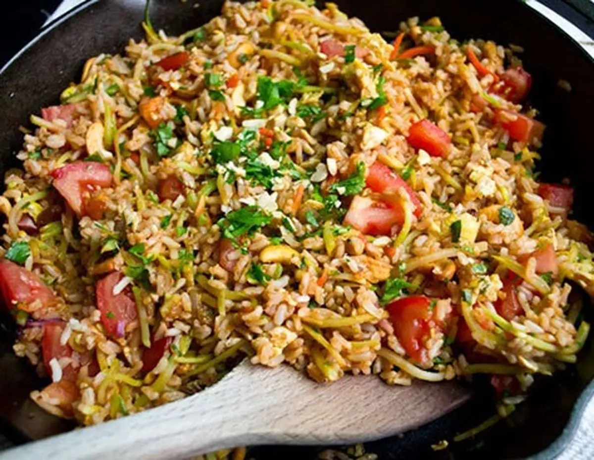 طرز تهیه پلو تایلندی
