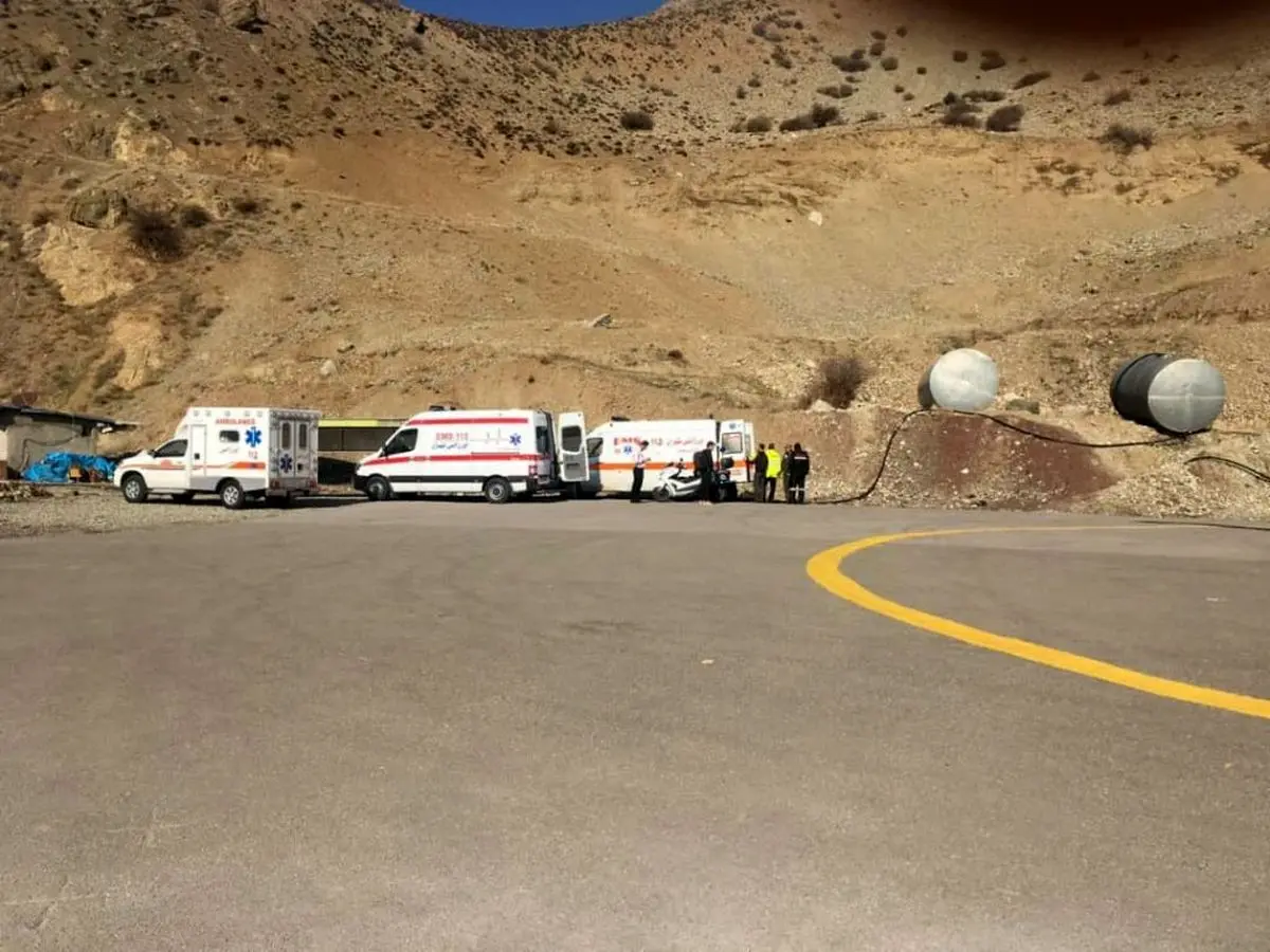 انتقال سه مسموم به بیمارستان توسط بالگرد