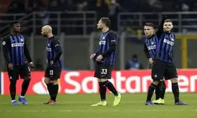 تساوی اینتر و حذف از لیگ قهرمانان!