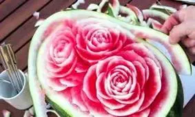 ویژه شب یلدا - میوه آرایی - تزیین هندوانه شب یلدا