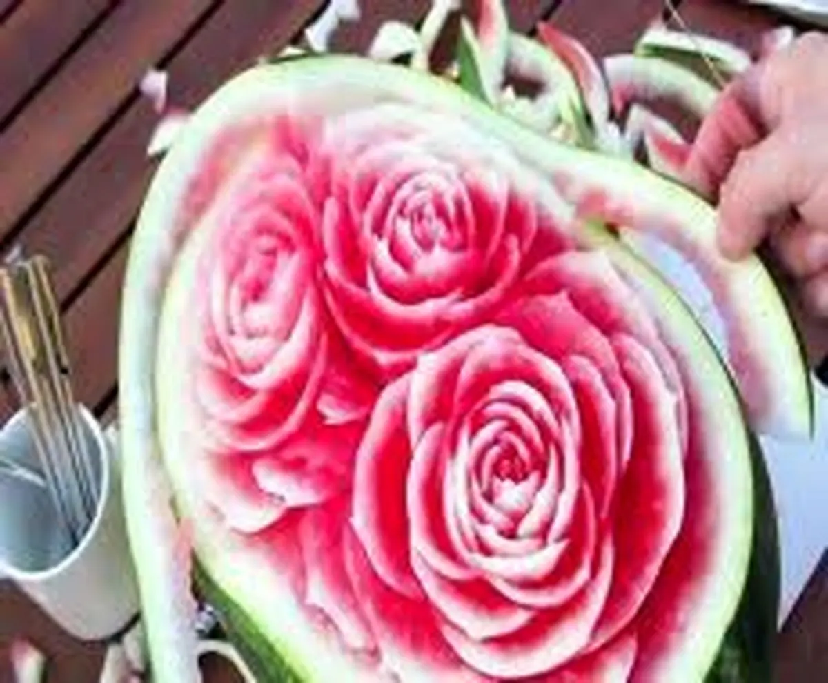 ویژه شب یلدا - میوه آرایی - تزیین هندوانه شب یلدا