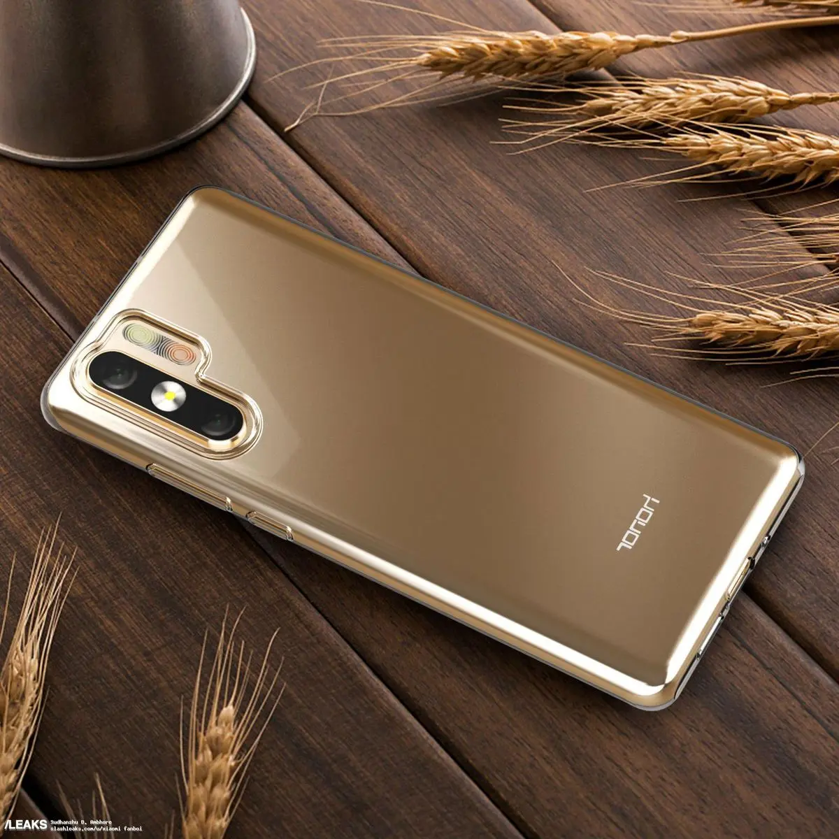 رندر آنر وی ۲۰ (Honor V20) با دوربین دوگانه و تعداد زیادی فلاش منتشر شد