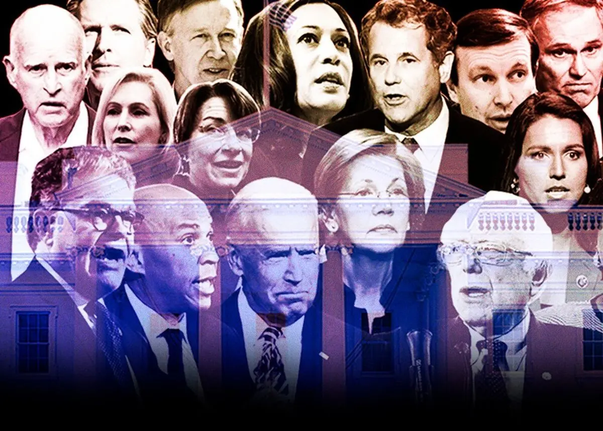 کاندیدای حزب دموکرات برای انتخابات ۲۰۲۰ کیست؟ / کثرت کاندیدا در اردوگاه دموکرات ها، باعث پیروزی ترامپ خواهد شد؟