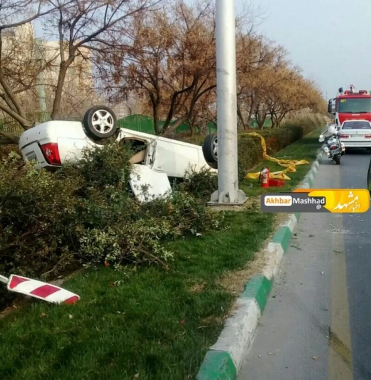 سه کشته در سانحه رانندگی بلوار وکیل آباد مشهد