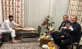 عیادت سرپرست پرسپولیس از انصاری