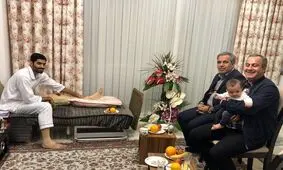 عیادت سرپرست پرسپولیس از انصاری