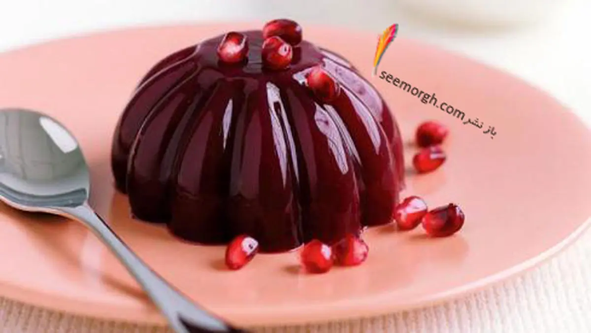 دسر شب یلدا مسقطی انار خانگی درست کنید