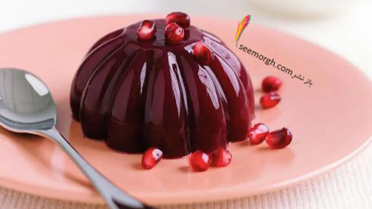 دسر شب یلدا مسقطی انار خانگی درست کنید