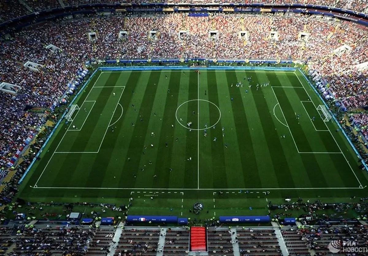 لوژنیکی مسکو بهترین ورزشگاه جهان از منظر دید زمین از روی سکوها