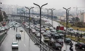 ترافیک سنگین در آزادراه کرج-تهران