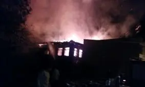 بنای تاریخی گوهرتاج در املش در آتش سوخت