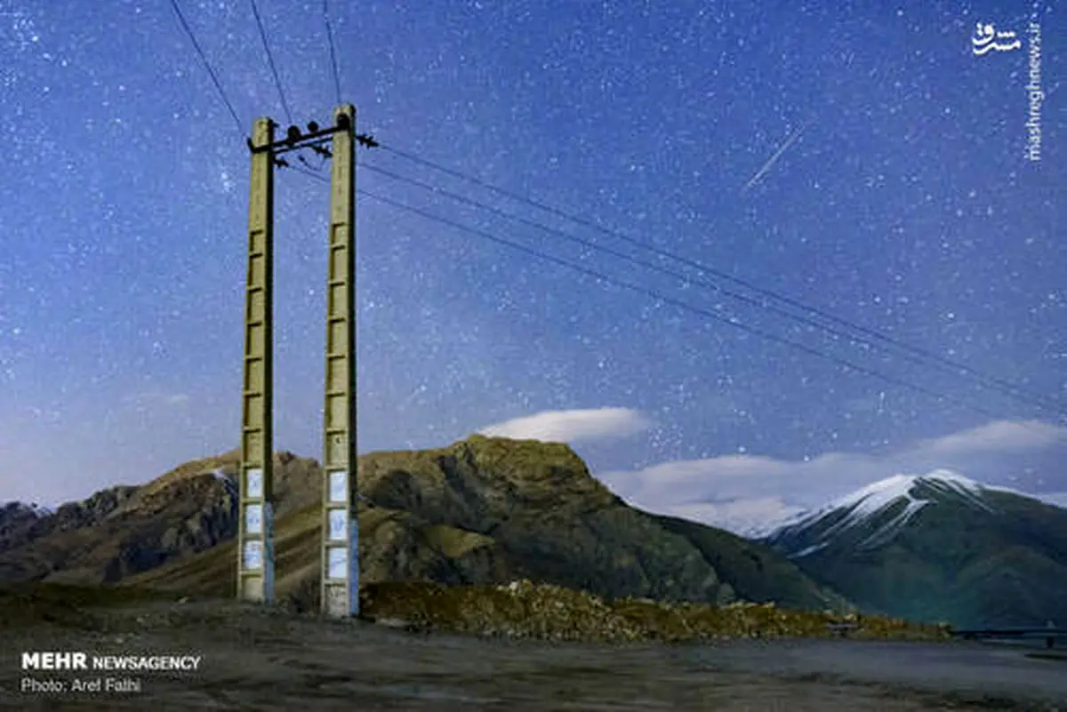 بارش بی نظیر شهاب+تصاویر