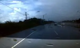 تصادف زنجیره ای در اتوبان + فیلم