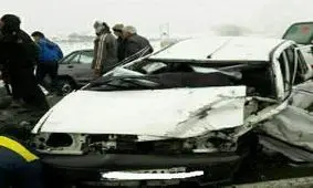 برخورد شدید پراید به عابرین پیاده