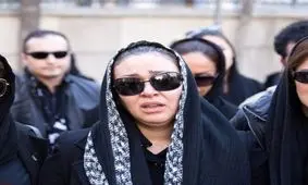 حرف‌های زیبا بروفه در مجلس ترحیم همسرش پیام صابری