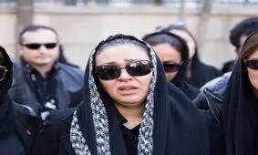 حرف‌های زیبا بروفه در مجلس ترحیم همسرش پیام صابری