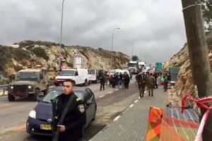 فیلم/ تیراندازی مرگبار در مرکز کرانه باختری