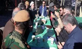 ویدئو/بازدید فرماندهان ستاد کل نیروهای مسلح از پشت صحنه سریال «سرباز»