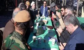 ویدئو/بازدید فرماندهان ستاد کل نیروهای مسلح از پشت صحنه سریال «سرباز»