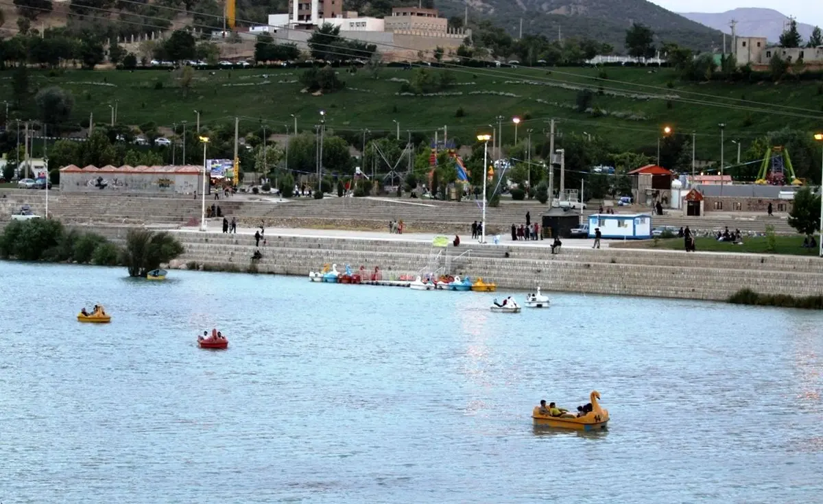 کلیپی کوتاه از پارک ساحلی یاسوج