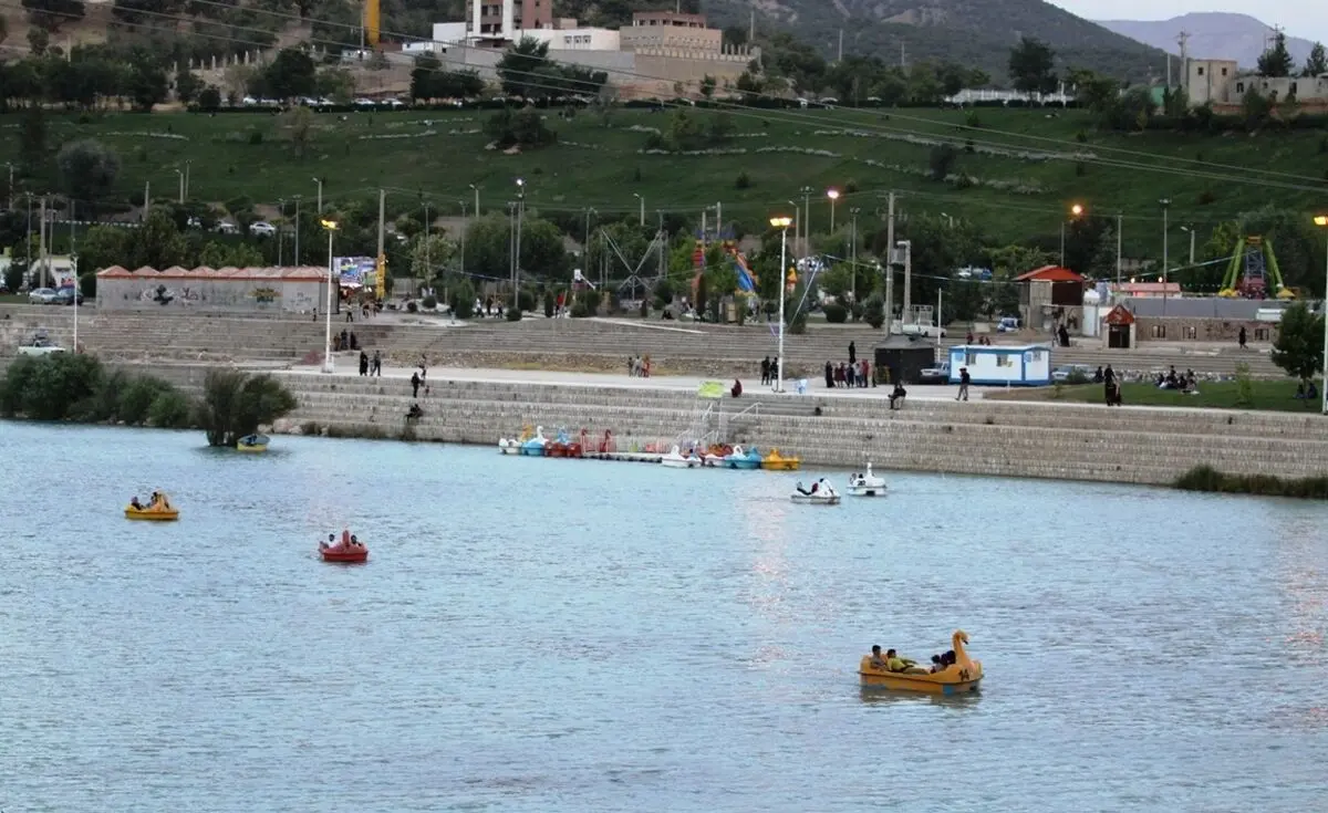 کلیپی کوتاه از پارک ساحلی یاسوج