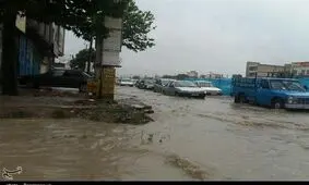 شدت بارندگی در لرستان سبب آبگرفتگی معابر و سیلاب می‌شود