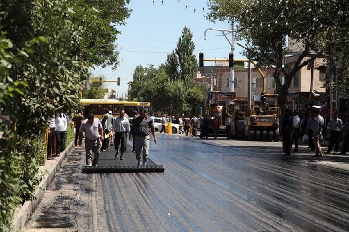 اجرای فاز جدید آسفالت در یاسوج