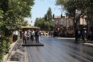 اجرای فاز جدید آسفالت در یاسوج