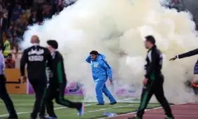 دعواي هواداران پرسپوليس و تراکتور بالا گرفت