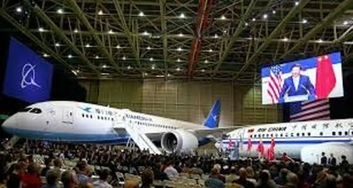 تولید هواپیمای بوئینگ ۷۳۷ در چین کلید خورد