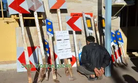 سارق تابلوهای اداره راه در شهرستان تاکستان دستگیر شد