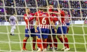 اتلتیکومادرید با برتری دیرهنگام هم‌امتیاز بارسلونا شد