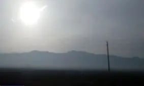 آسمان غبارآلود در اشتهارد + فیلم