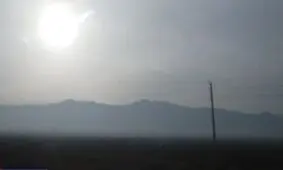 آسمان غبارآلود در اشتهارد + فیلم