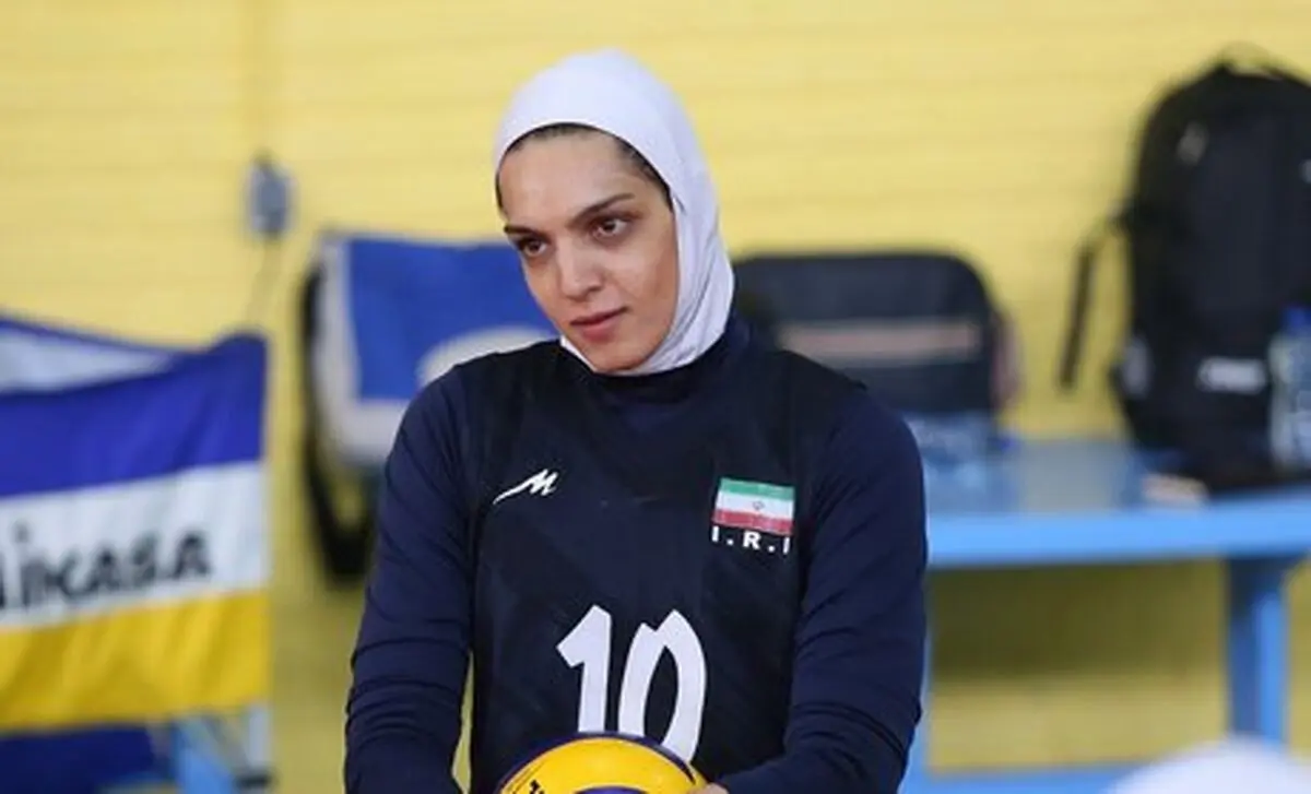 حضور پلیس ضدشورش در بازی مائده برهانی در لیگ والیبال ترکیه!