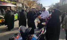 عکس/برپایی موکب‌ عراقی‌ها در قم