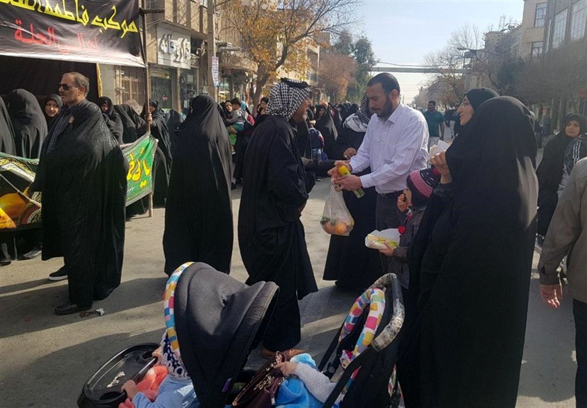 عکس/برپایی موکب عراقیها در قم